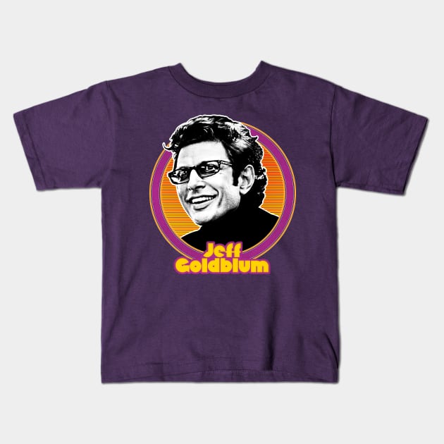 Jeff Goldblum // Retro Styled Fan Design Kids T-Shirt by DankFutura